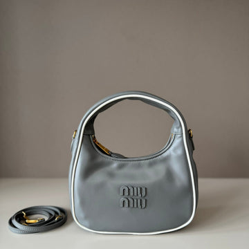 Miu Miu Wander Crescent Bag 22CM Leather