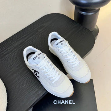 CC 26S Platform Sneakers White Sheepskin 627225