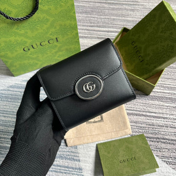 Mini Wallet 11 In Black Calfskin