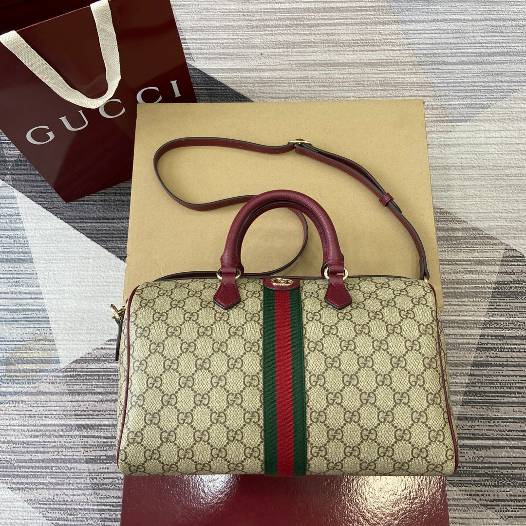 GG Ophidia Bag 31CM Canvas Leather 339618