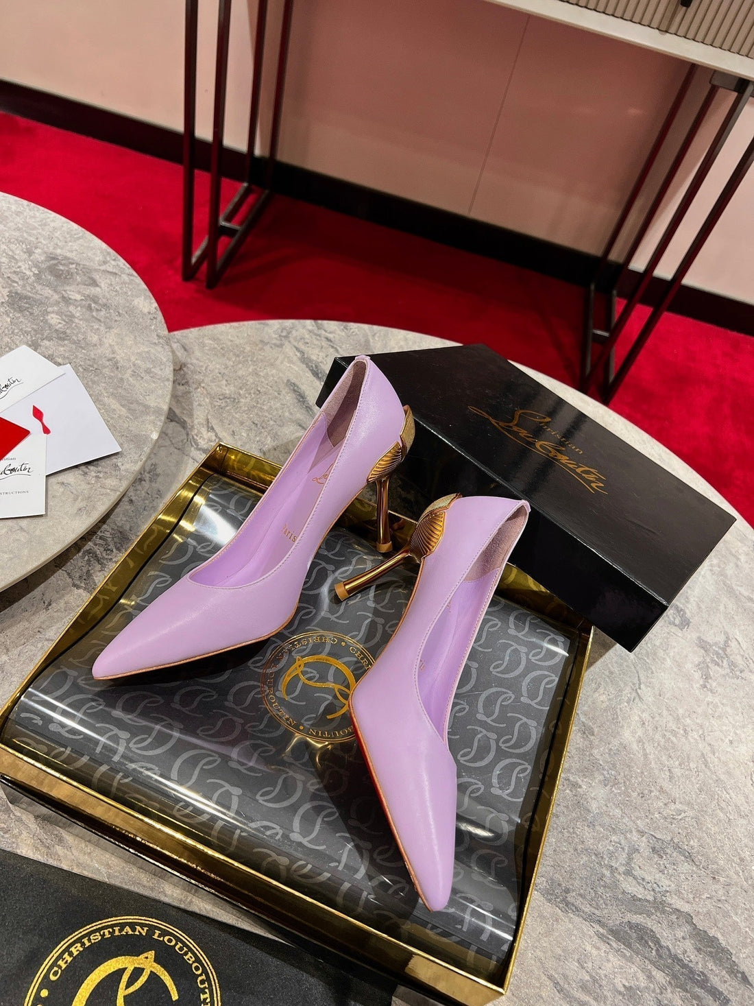 Cl Ginko Pump 85MM Pumps Nappa Leather Lilac