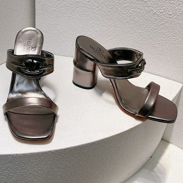 Vt Heeled Sandal Gray Cowhide 292884