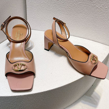 Vt Sandals Heels 50MM Nude Cowhide 292773