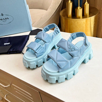 Pra Monolith Nappa Sandals Sky Lambskin