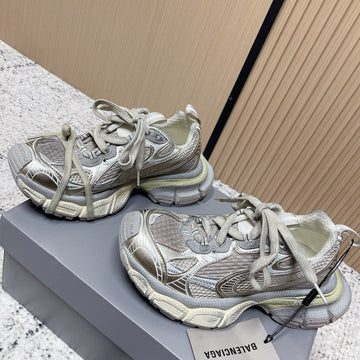 Balenciaga Sneaker Mesh Lace-Up Gray Fabric 534179