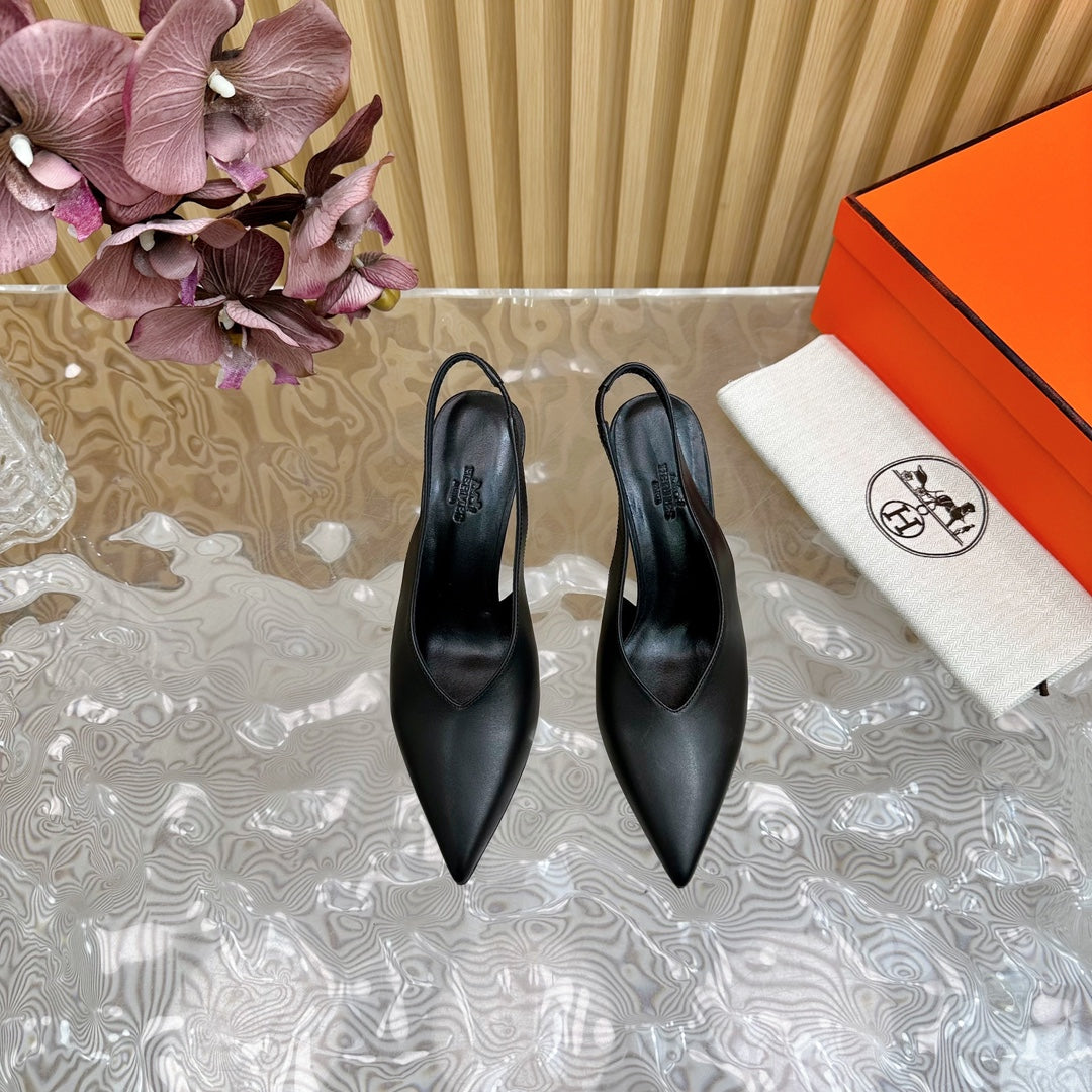 Hm Intime 75 Pump Black Lambskin 957093