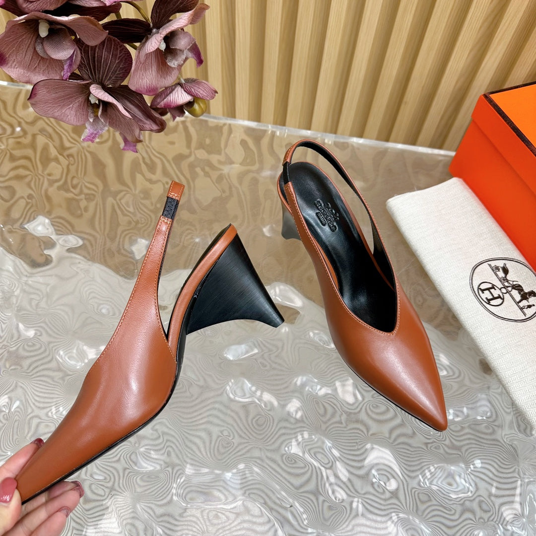 Hm Intime 75 Pump Caramel Lambskin 957091