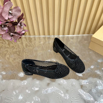 Cl 25 Mary Jane Pumps Black Mesh 317852