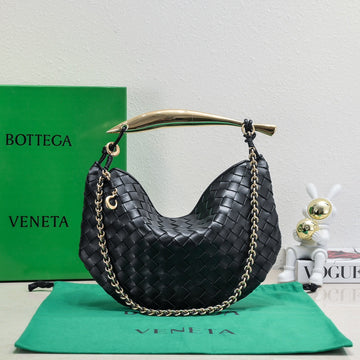 Sardine 33 With Chain In Black Lambskin