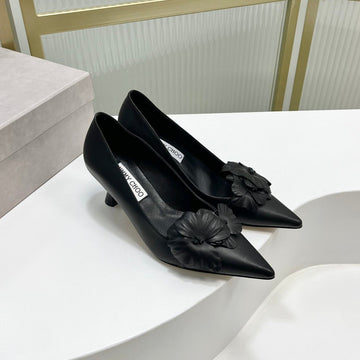 Jimmy Pumps 65MM In Black Cowhide 597817