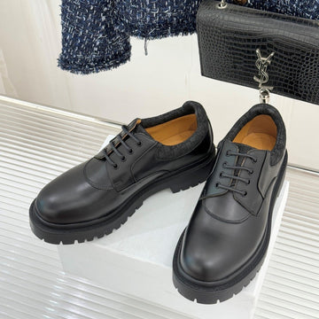 Dior Explorer Iii Derby Shoe Black Calfskin Cotton & Technical Fabric