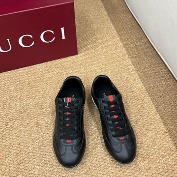 GG 26S Shift Sneakers Black Leather 691472