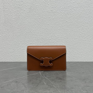 Celine Woc Triomphe Brown Cowhide