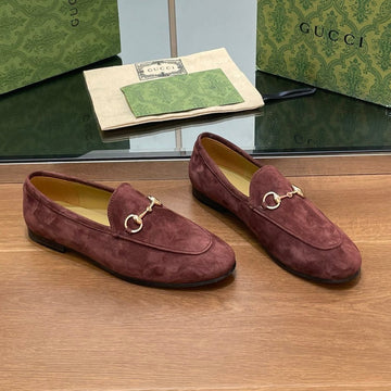 Horsebit Loafer In Umber Brown Suede