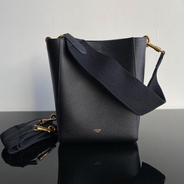 Sangle Seau Bucket 24 Bag Black Calfskin