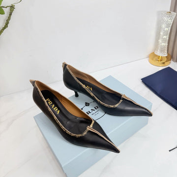 Pra 26SS Pump 55 Black Cowhide 592414
