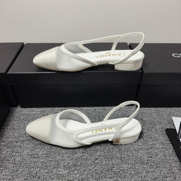 CC 26S Slingback 20 White Mesh Fabric Sheepskin 682002