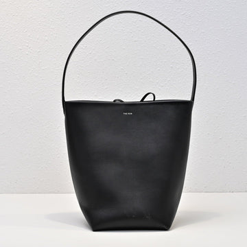 The Row N/S Park Tote 30CM Black Leather