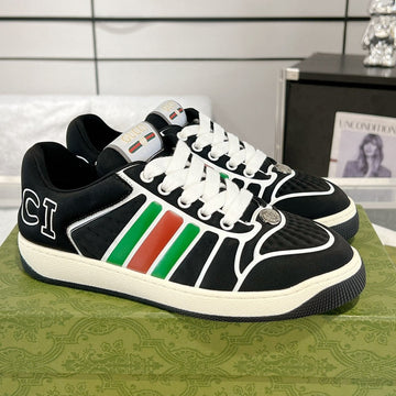 Sneaker In Black Mix Colorful Calfskin