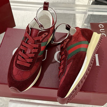 Gc 2025 Re-Motion Sneaker Red Suede Cowhide 292414