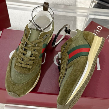 Gc 2025 Re-Motion Sneaker Dark Green Suede Cowhide 292415