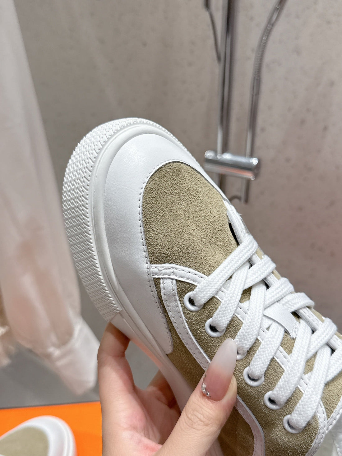 Hm Get Sneaker Beige Esquisse Suede 204750