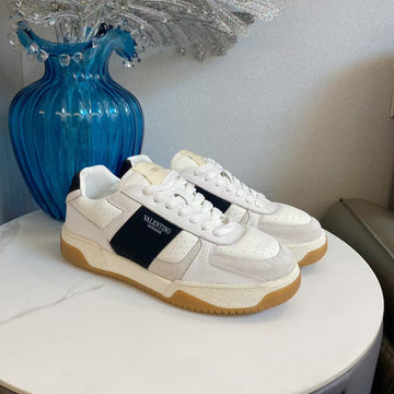 Vt 25S Casual Sneakers White Black Cowhide Suede 563098