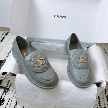 CC Moccasins 25MM In Grey Lambskin 144651
