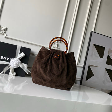 CC 26 Pouch Large 32 Coffee Tortoiseshell Suede 286200