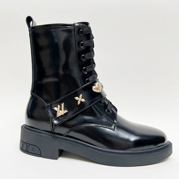 LV Citizen Boots Glossy Black Calfskin