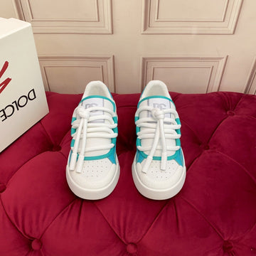 Dc 25 Casual Sports Shoes Cyan Silk Cowhide & Mesh 271105