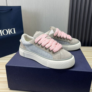 CD B33 Sneaker Gray Suede And Fabric
