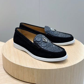 CD Granville Basic Loafer Black Embossed Calfskin