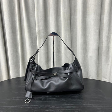 Bg Bel Air Shoulder Bag Black Smooth Calfskin