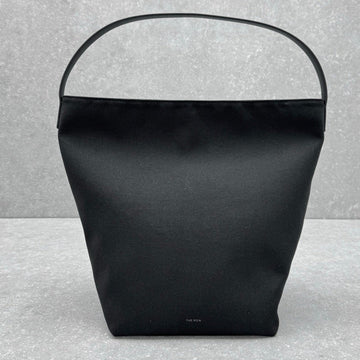 The Row 2025 Large N/S Park Tote Bag 43CM Black Leather Canvas