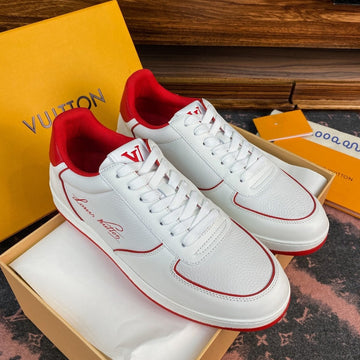 LV Rivoli Fat Sneaker White Red