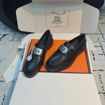Hm Hot Loafer 30MM Black Cowhide 970666