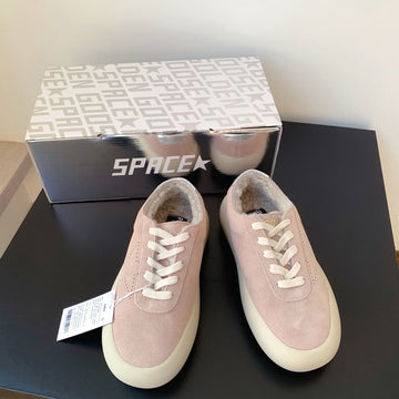 Space-Star Cube Sneakers In Pink Suede