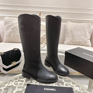 CC High Boots 40MM Black Cowhide