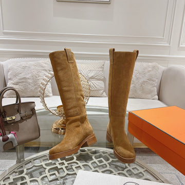 Hm Horse 45MM Boot Brown Suede 478201