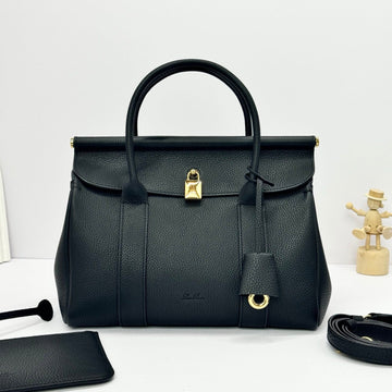 Lp Loom L25 Black Lychee Pattern Calfskin 282182