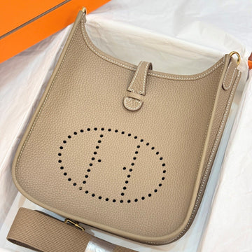 HM Evelyne 23CM Light Taupe Togo Leather 281206
