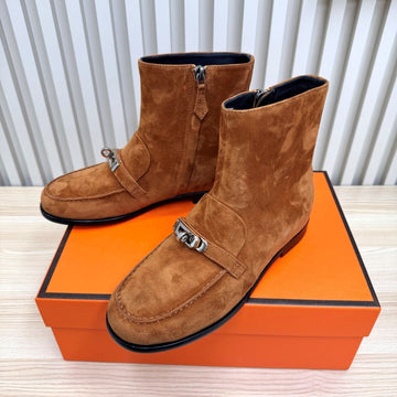 Hm Kelsy Ankle Boot Brown Suede 466595