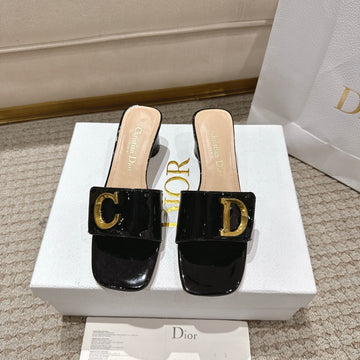 CD 25 C'est Dio Black Patent Leather 396130