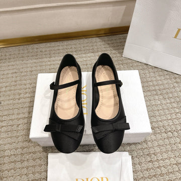CD Lovely-D Raso Nero Ballerina Black Sheepskin 502333