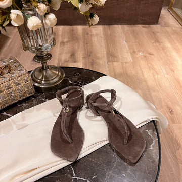 Lp Mindil Sandal Brown Suede