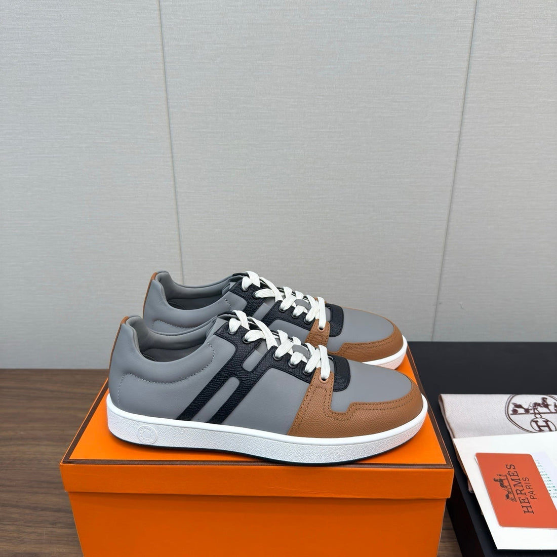 Hm Join Sneaker Slate Grey Calfskin 213517