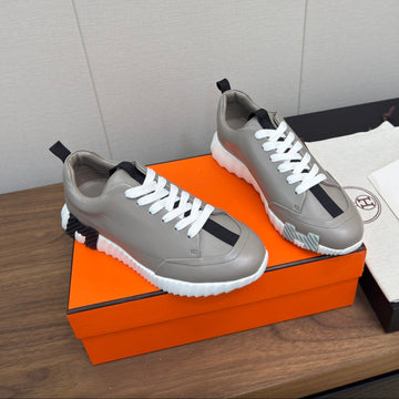 Hm Bouncing Sneaker Stone Grey Calfskin 213524