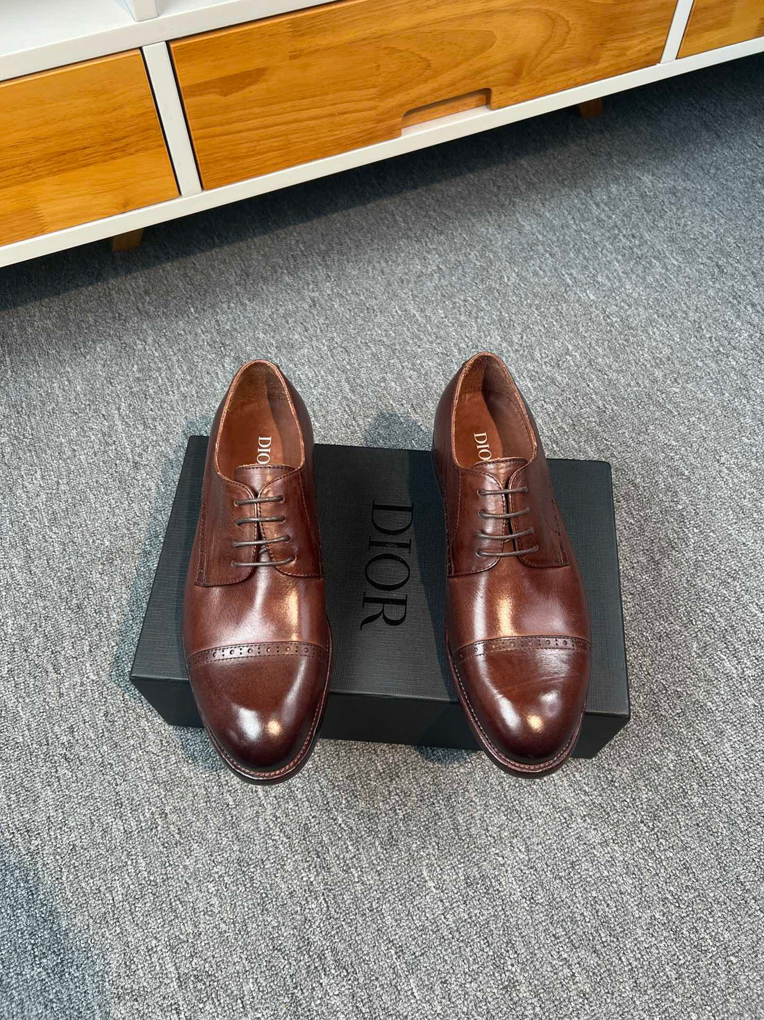CD Timeless Oxford Syrup Embossed Calfskin