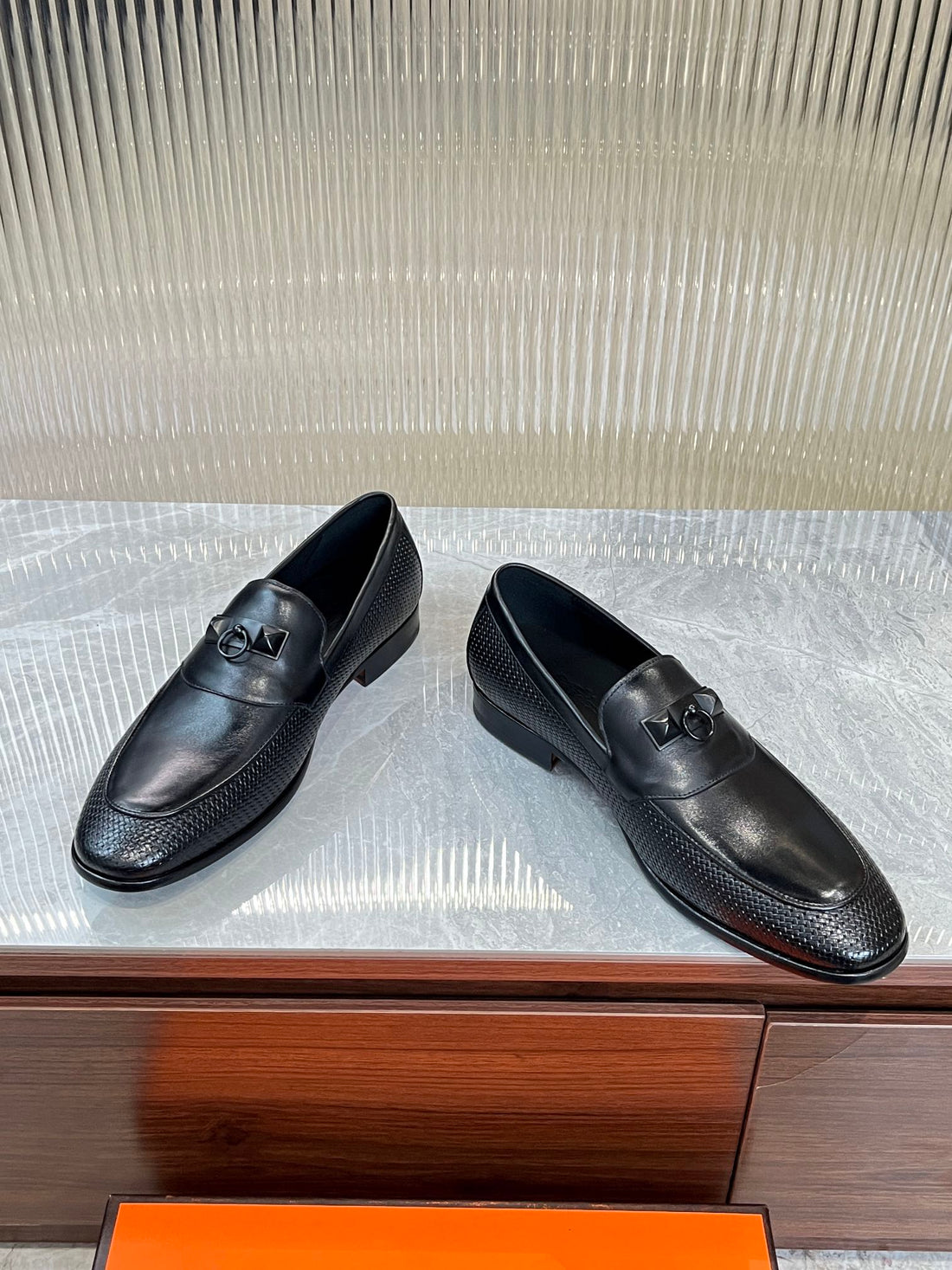Hm Destin Loafer Black Calfskin